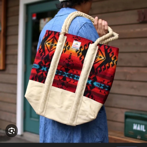 Pendleton Surf Wool Canvas Tote - Picture 10 of 10